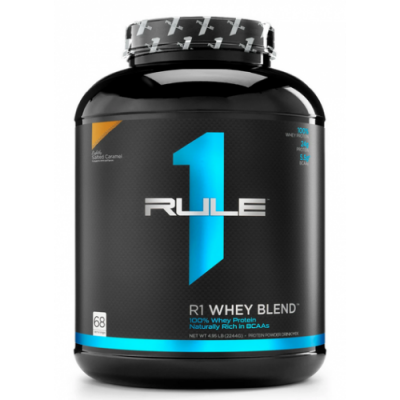 Сироватковий протеїн, RULE 1, R1 Whey Blend - 2,2 кг - Соленая карамель