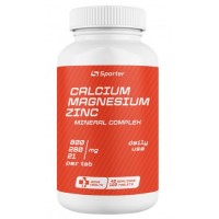 Кальций Магний Цинк, Sporter, Calcium Magnesium Zinc - 120 таб