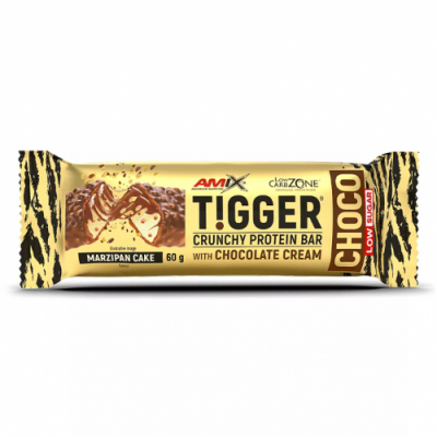 Протеиновый батончик, Amix, TiggerZero Choco Protein Bar – 60г – марципановый торт