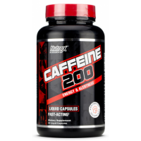 Кофеин 200 мг, Nutrex Research, Caffeine 200 Powder – 60 капс