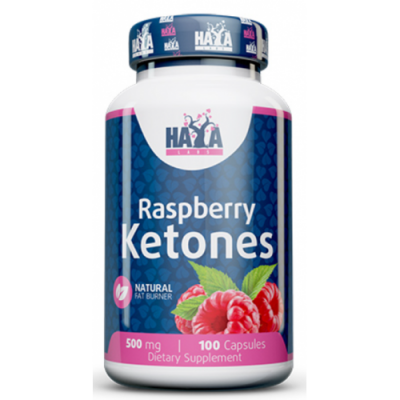 Малиновые кетоны 500 мг, HAYA LABS, Raspberry Ketones 500 мг (жиросжигатели) - 100 капс