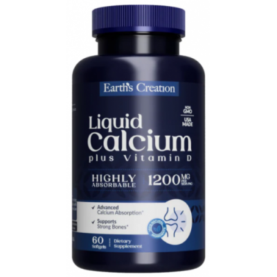 Liquid Calcium 1200 Plus Vitamin D3 - 60 софт гель