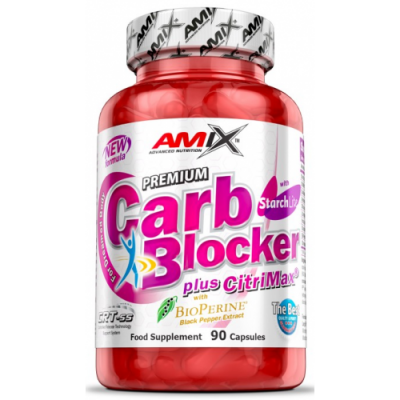 Препарат для уменьшения аппетита (блокатор углеводов), Amix, Carb Blocker with Starchlite® - 90 капс.