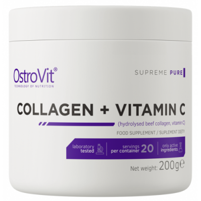 Collagen + Vitamin C - 200 г - без смаку