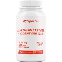 Л-карнитин + коэнзим Q10, Sporter, L-Carnitine 670 мг + CoQ10 30 мг - 45 капс