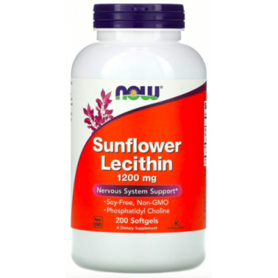 Sunflower Lecithin 1200 мг - 200 софт гель