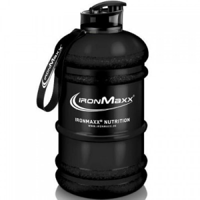 Бутилка для води, IronMaxx, Water Gallon - 2,2 л - черный - матовый