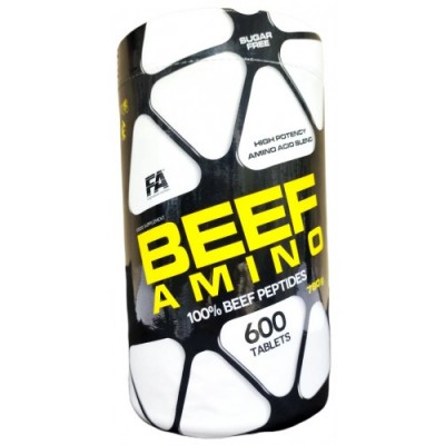 Яловичі амінокислоти, Fitness Authority, Beef Amino - 600 таб