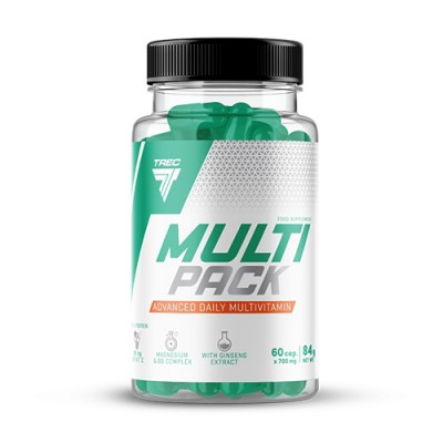 Вітамінно-мінеральний комплекс з женьшенем, Trec Nutrition, Multi Pack - 60 капс