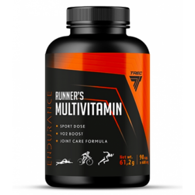 Комплексные витамины с аминокислотами для активных людей, Trec Nutrition, Runner's Multivitamin - 90 капс