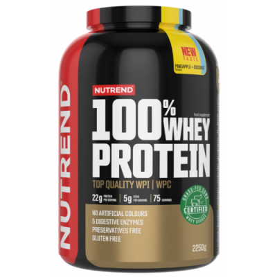 100% Whey Protein - 2250 г - ананас + кокос