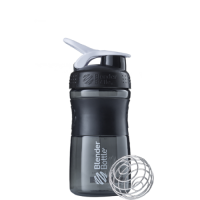 Шейкер SportMixer с шариком 590 мл Black/White