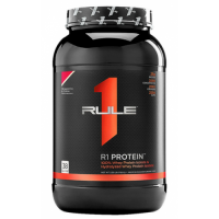 Сироватковий протеїн (ізолят+гідролізат), RULE 1, R1 Protein - 900 г- Клубника и крем
