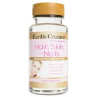 Комплекс для улучшения состояния кожи, волос и ногтей, Earths Creation, Hair, Skin & Nails – 60 таб (27 активных ингредиентов)