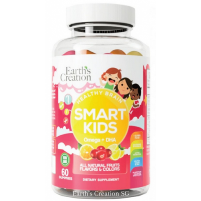 Smart Kids Omega 3 + DHA - 60 жеват. конфет