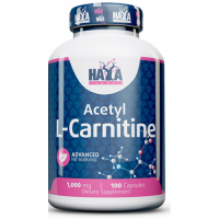 Л-карнітин Ацетил, HAYA LABS, Acetyl L-Carnitine 1000 мг - 100 капс