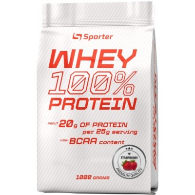 Whey 100% Protein - 1 кг - полуниця