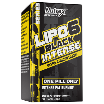 Жироспалювач (ультраконцентрат), Nutrex Research, Lipo-6 Black Intense UC - 60 капс