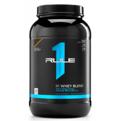 Протеїн сироватковий, RULE 1, Whey Blend - 888 г- Шоколадное арахисовое масло