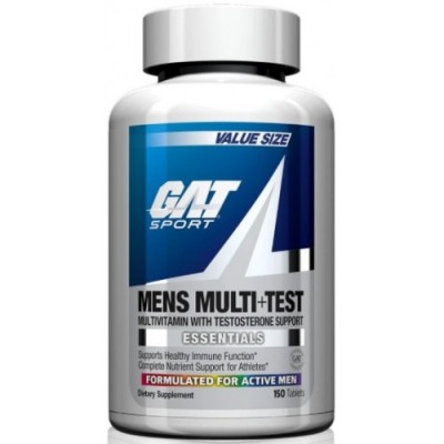 Витаминно-минеральный комплекс для мужчин, GAT, Mens Multi+Test - 150 таб