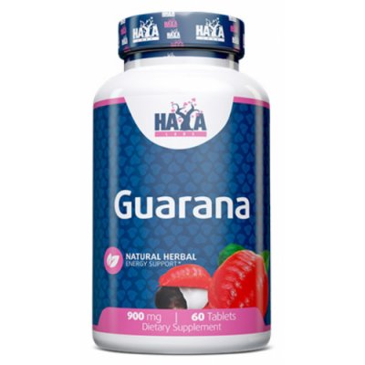 Гуарана Экстракт, HAYA LABS, Guarana 900 мг – 60 таб