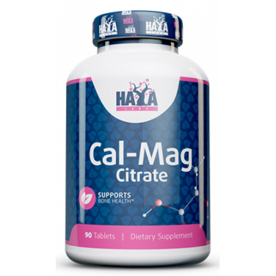 Кальций + Магний в цитратной форме, HAYA LABS, Calcium Magnesium Citrate – 90 таб