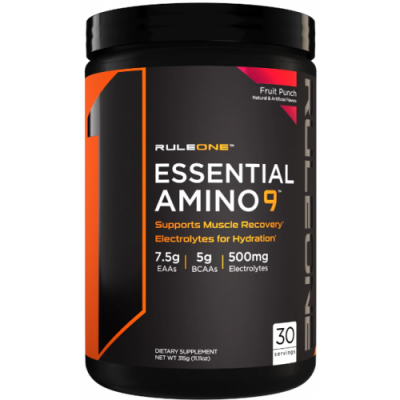 Незаменимые аминокислоты ЭАА с электролитами, RULE 1, Essential Amino 9 - 315 г - Фруктовый пунш