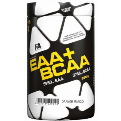 Незаменимые аминокислоты ЕАА+ВСАА, Fitness Authority, EAA+BCAA - 390 г - ежевика-ананас