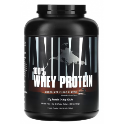 100% сироватковий протеїн, Universal Nutrition, Animal 100% Whey - 1.8 кг - шоколад