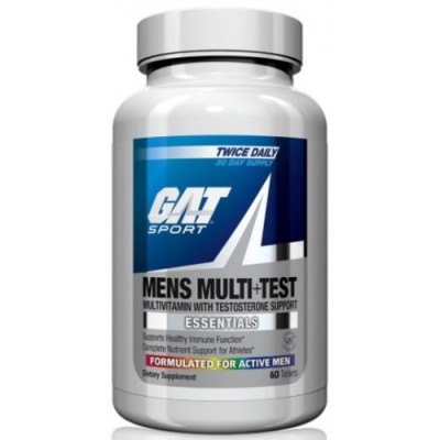 Вітамінно-мінеральний комплекс для чоловіків, GAT, Men's Multi+Test - 60 таб