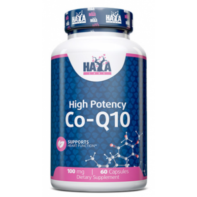 Коензим Q10 100 мг, HAYA LABS, High Potency Co-Q10 100 мг - 60 веган капс