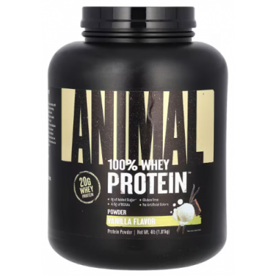 100% сироватковий протеїн, Universal Nutrition, Animal 100% Whey - 1.8 кг