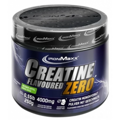 Creatine Flavoured ZERO - 250 г (банка) - Зелене яблуко