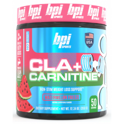 Жиросжигатели BPI CLA PLUS CARNITINE 350 г - арбуз