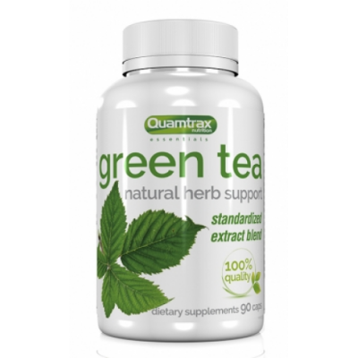 Экстракт зеленого чая, Quamtrax, Green tea - 90 капс