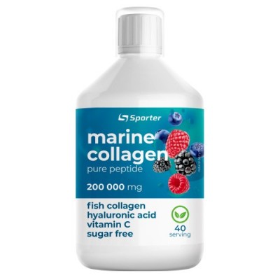 Collagen peptide 200000 (fish) - berry (sugar free) - 500 мл