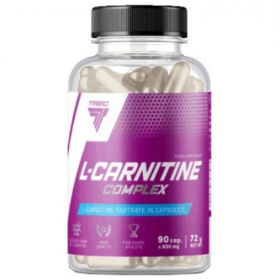 Л-карнітин + Хром, Trec Nutrition, L-Carnitine Complex - 90 капс