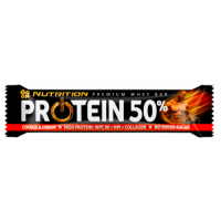 Высокобелковый протеиновый батончик, GoOn Nutrition, Protein Bar 50% 40 г - Cookie Cream Cookie Cream