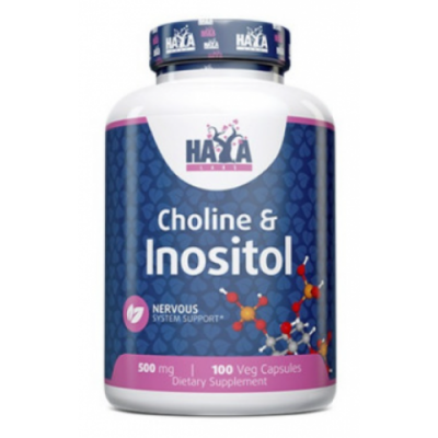 Холин и Инозитол, HAYA LABS, Choline & Inositol – 100 веган капс.