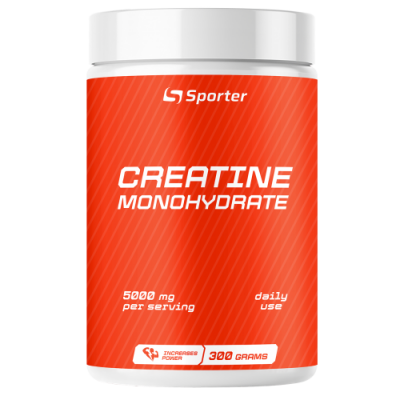 Креатин моногідрат, Sporter, Creatine monohydrate - 300 г