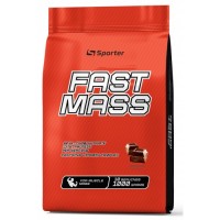 Гейнер з високим вмістом вуглеводів, Sporter, Fast Mass - 1 кг - шоколад
