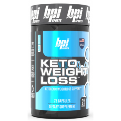 Жиросжигатель для кето диеты, BPi, Keto Weight Loss - 75 капс