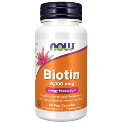 BIOTIN 5MG (5000 мкг) 60 веган капс