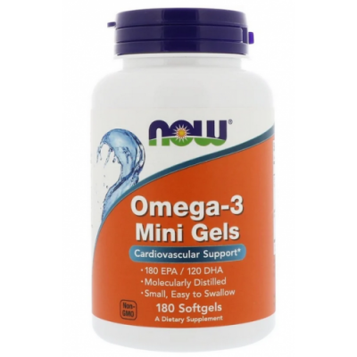 Omega-3 Mini Gels 500 мг - 180 софт гель