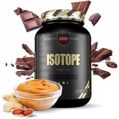 Сироватковий протеїн ізолят, Redcon1, Whey Isolate Isotope - 1020 г - Peanut Butter Chocolate