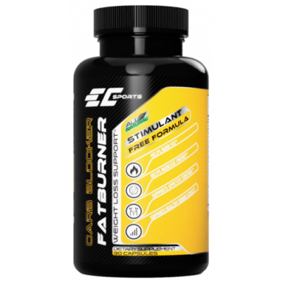 Блокатор усвоения жиров и уменьшение аппетита, Earths Creation, EC Sports Carb Blocker Fat Burner - 90 капс