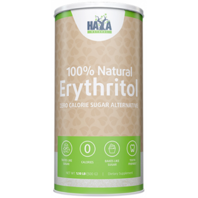 Эритритол - сахарозаменитель/подсластитель (нулевая калорийность), HAYA LABS, Natural Erythritol - 500 г