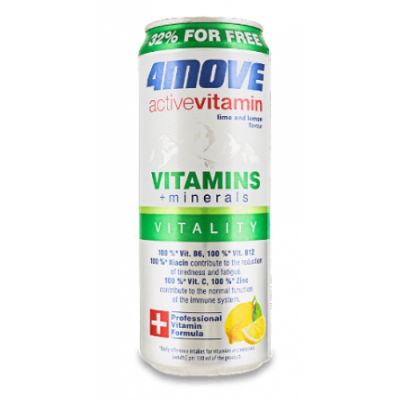 4 MOVE Vitamins & Minerals lime&lemon- 330 мл 1/24 02/2025