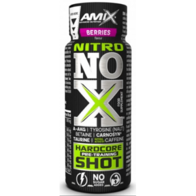 Передтрен в шоті, Amix, Nitro NOX® Shot - 60 мл - ягоди