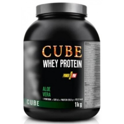 Сироватковий протеїн з рослинними екстрактами, Power Pro, CUBE - 1 кг - Aloe Vera